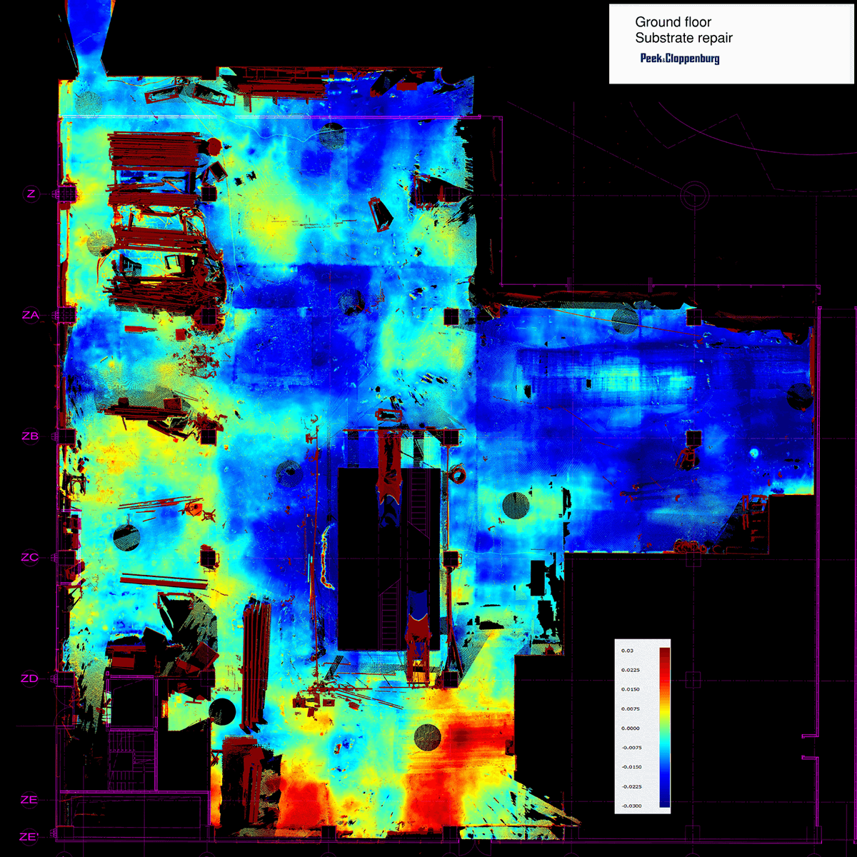 Floor analysis of 5000 square metres